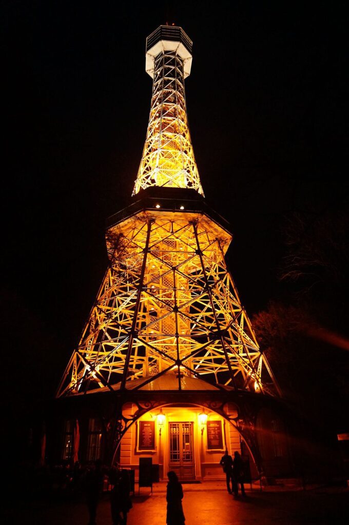 Scenic Spots Trending in 2022 - Petrin Tower at night