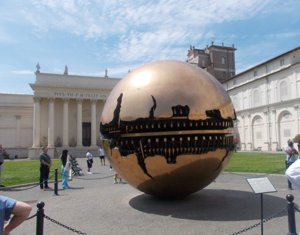 Sphere with Sphere in the Museum in Vatican City 