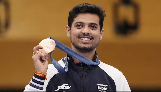 Indian Conquerors at Paris Olympic : Swapnil Kusale