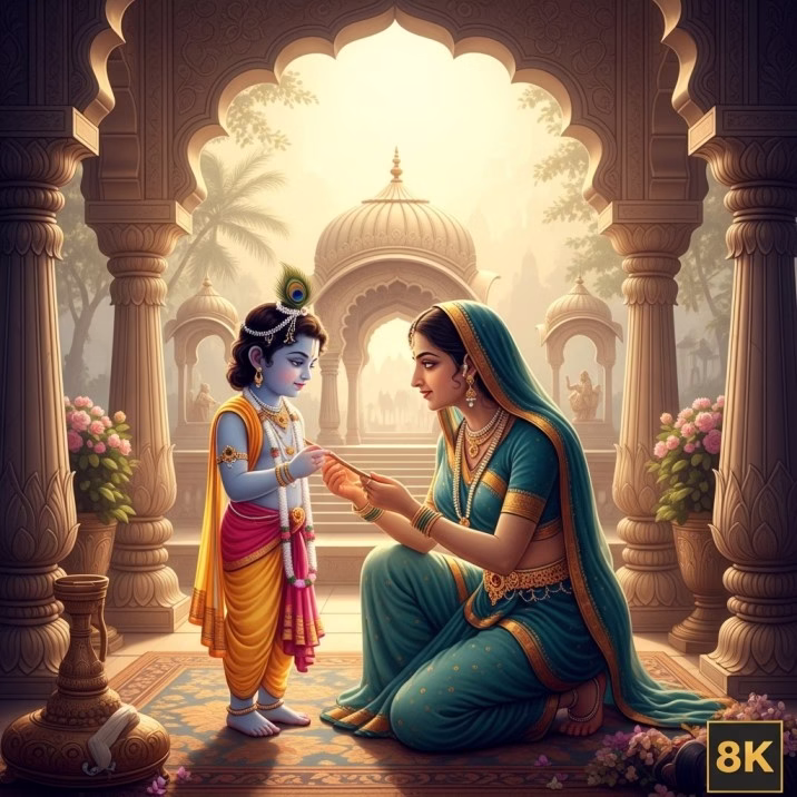 Yashoda and Krishna LetsGyan Blog